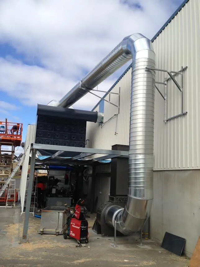 Dust and fume control ducting designed, supplied and installed